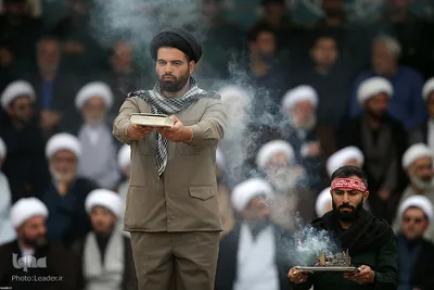 حضور رهبر انقلاب در مراسم دانش‌آموختگی دانشجویان دانشگاه امام حسین(ع)