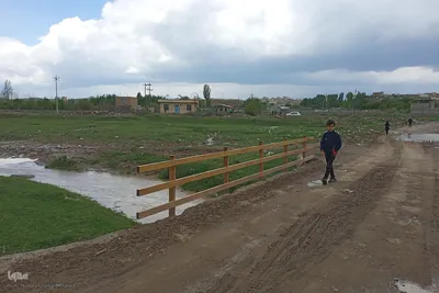 طبیعت بهاری رودخانه اهرچای در شهرستان اهر