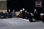 عزاداری شب هشتم محرم با حضور رهبر انقلاب برگزار شد