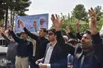 راهپیمایی نمازگزاران کرمانی علیه جنایات آل سعود