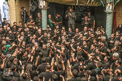 مراسم نخل‌برداری در حسینیه نظر کرده یزد‎