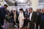 مراسم بزرگداشت شهدای حرم مطهر با سخنرانی رئیس جامعه مدرسین حوزه علمیه قم