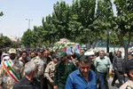 تشییع پیکر شهید «حسین سامی‌مقام» در اصفهان