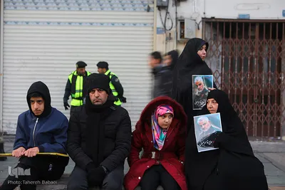 مراسم تشیع پیکر شهید سپهبد حاج قاسم سلیمانی در دانشگاه تهران