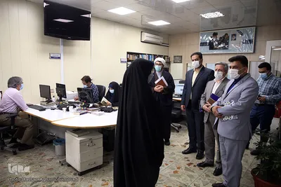 بازدید علی محمدی، معاون فرهنگی دانشگاه فرهنگیان از تحریریه ایکنا