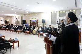 دیدار با نمایندگان مراجع تقلید درمکه