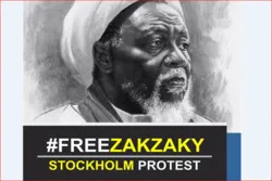 Scheich Zakzaky-Anhänger versammeln sich in Stokholm