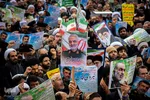 راهپیمایی مردم قم در حمایت از اقتدار نظام اسلامی وسپاه