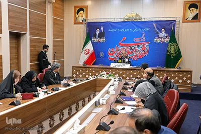 نشست خبری سردار عبدالرضا آزادی رئیس کارگروه بسیج دهه فجر انقلاب اسلامی