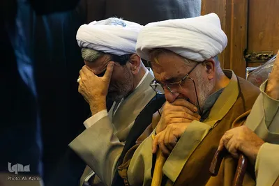 مراسم ترحیم آیت‌الله مستجابی در اصفهان