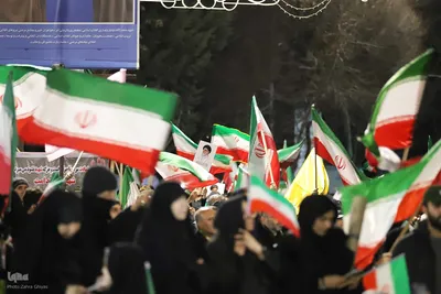 تجمع مردم انقلابی تبریز علیه دشمنان اسلام در آخرین چهارشنبه سال