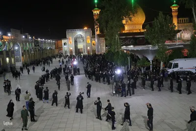 مراسم عزاداری حسینی هیات عاشقان ثارالله (ع) شیراز در شاهچراغ(ع)