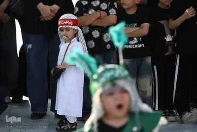 مراسم فدائیان سقا در امامزاده شاه سید علی(ع) قم
