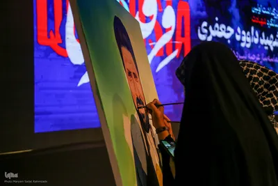 بزرگداشت اولین سالگرد شهید داوود جعفری