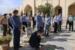 تجدید میثاق جهادگران جهاد دانشگاهی در اصفهان با شهدا