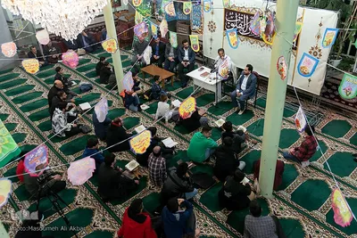 محفل انس با قرآن کریم در مسجد جامع حضرت ابوالفضل علیه السلام کرج