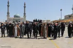 دسته عزا خادمان حرم مطهر بانوی کرامت در رثای امام جواد(ع)//////قم///