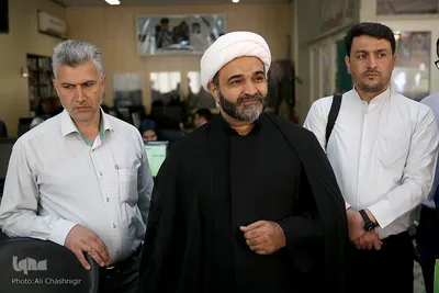 بازدید هادی مزینانی، رئیس مرکز فرهنگی خانواده ناجا از  سازمان قرآنی دانشگاهیان کشور