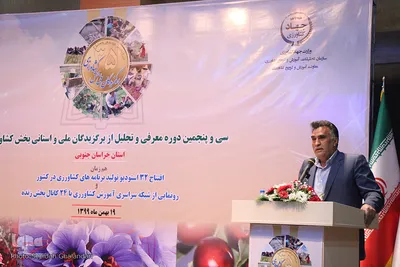 تجلیل از تولیدکنندگان برتر کشاورزی _ بیرجند
