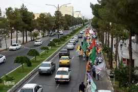 کاروان زائران پیاده امام رضا(ع)