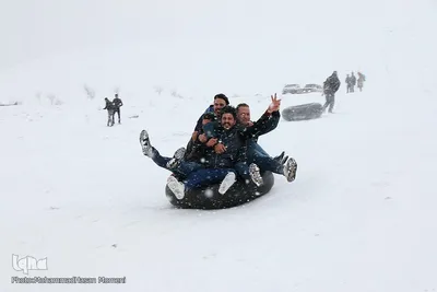 اولین بارش برف در همدان‎