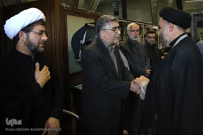 مراسم یادبود دو جهادگر شهید حادثه تروریستی مجلس