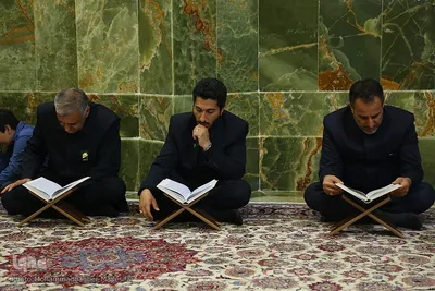 آیین ختم قرآن به نیت شهدای خدمت در اصفهان