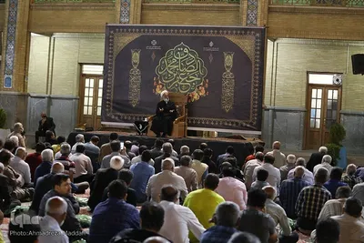 مراسم سوگواری شب شهادت امام جعفر صادق(ع) در حرم شاهچراغ‎‎