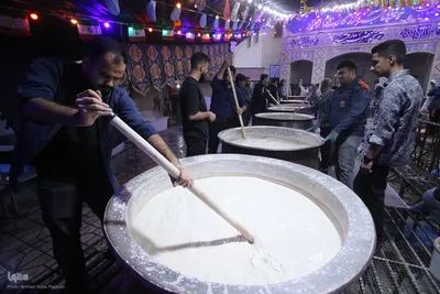 پخت بزرگترین سمنو شیرازی در کشور