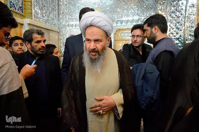 مراسم تشییع پیکر آیت‌الله محمد مؤمن در قم