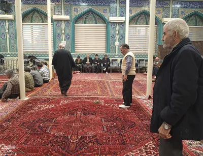 آیین معنوی اعتکاف در شهرستان اهر