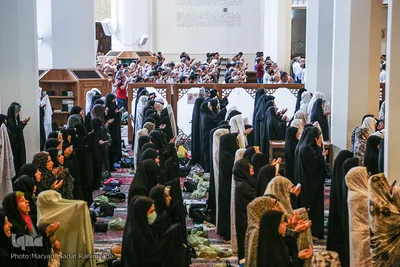 نماز عید قربان در شاهچراغ