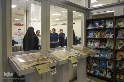 بازدید علی رمضانی مدیرعامل موسسه خانه کتاب از ایکنا