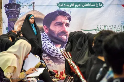 اولین سالگرد تدفین شهدای گمنام در دانشگاه پیام نور اهواز