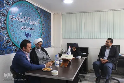 بازدید مدیر کل آموزش و پرورش و رئیس اداره قرآنی اوقاف از ایکنای مرکزی/عکاس: زهرا بهرامی