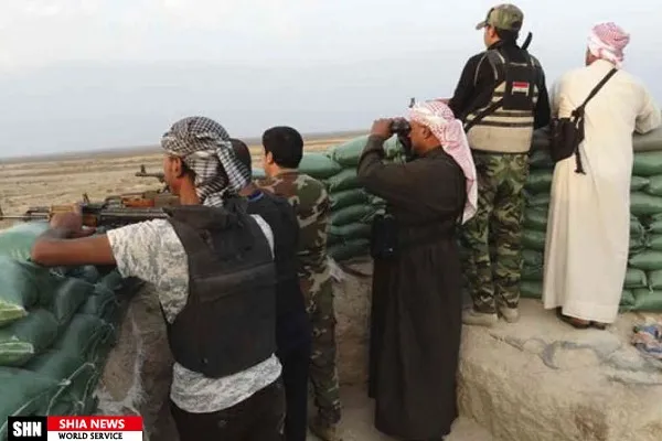 ایستادگی هزاران عشایر سنی وابسته به حشد الشعبی در برابر داعش