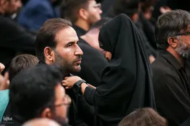 مراسم عزاداری شب تاسوعا در حسینیه امام خمینی(ره)