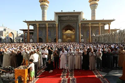 اقامه نماز عید قربان در کاظمین