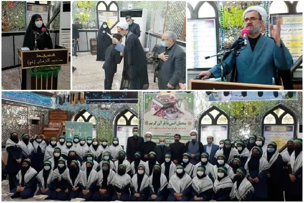محفل انس با قرآن در شهر نوده خاندوز برگزار شد