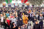 مراسم تحویل سال نو درگلستان شهدای اصفهان