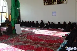 اختتامیه برنامه قرآنی روستای حاجی‌آباد هم‌زمان با دهه فاطمیه