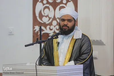 مراسم ختم قرآن در نماز تراویح نمازگزاران اهل تسنن مشهد