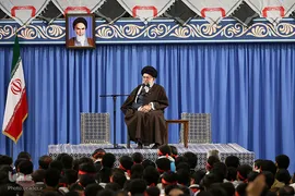دیدار نوجوانان و جوانان عازم راهیان نور با مقام معظم رهبری