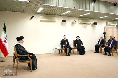 دیدار سردار بردی محمداف، رئیس‌جمهور ترکمنستان با حضرت آیت‌الله خامنه‌ای، رهبر انقلاب اسلامی