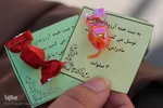 وداع با شهید گمنام در مدرسه دخترانه امام حسین(ع)