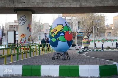 المان ها و فضاسازی شهری تبریز در نوروز 1400‎