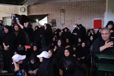 عزاداری عاشورای حسینی با حضور رییس جمهور در شهر سهند