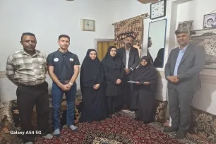 اعضای جهاددانشگاهی هرمزگان با خانواده شهید «منصور کمالی» دیدار کردند