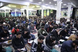 مراسم احیای شب ۲۱ رمضان در حرم امامزاده عبدالله (ع) و حسینیه گلزار شهدای همدان