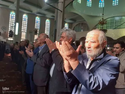 برپایی میز خدمت در مصلی نماز جمعه شهرستان اهر
